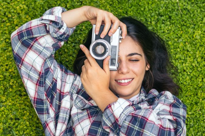 Taking Photos With Analog Camera