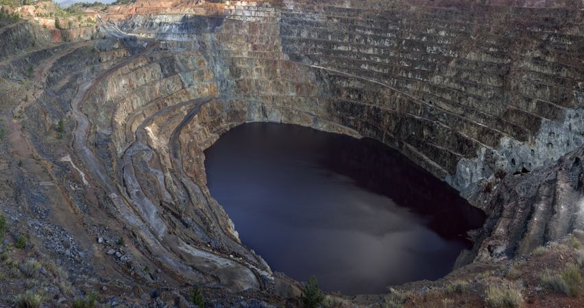 Mining terraces in Riotinto, Huelva