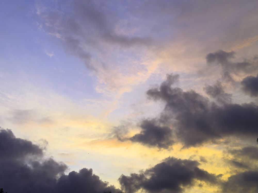 Dramatic Colorful Sunset Sky