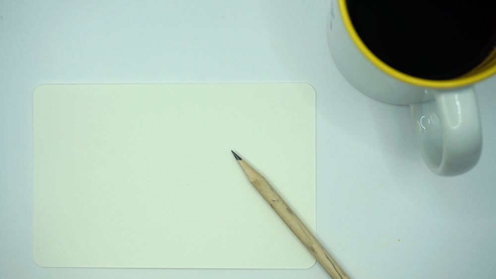 coffee and letter