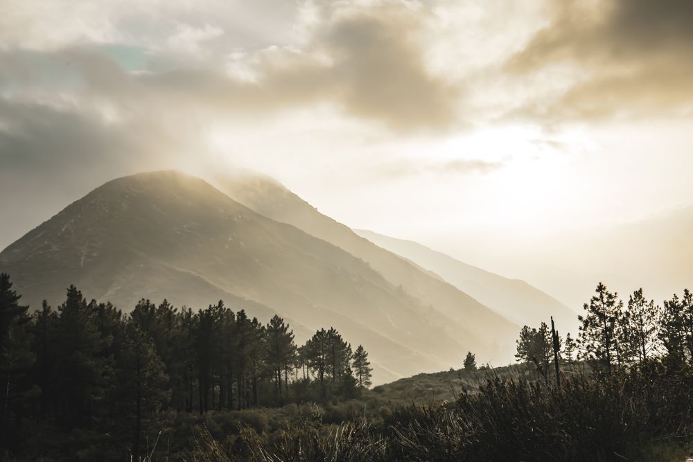 Mountains in the valley