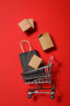 Concept of shopping, space for text