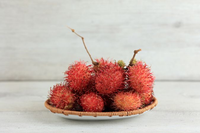 Fresh Ripe Red Rambutan