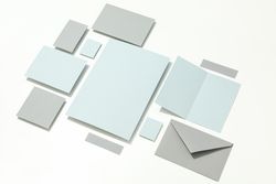 Mockup business brand template on plain background, space for text