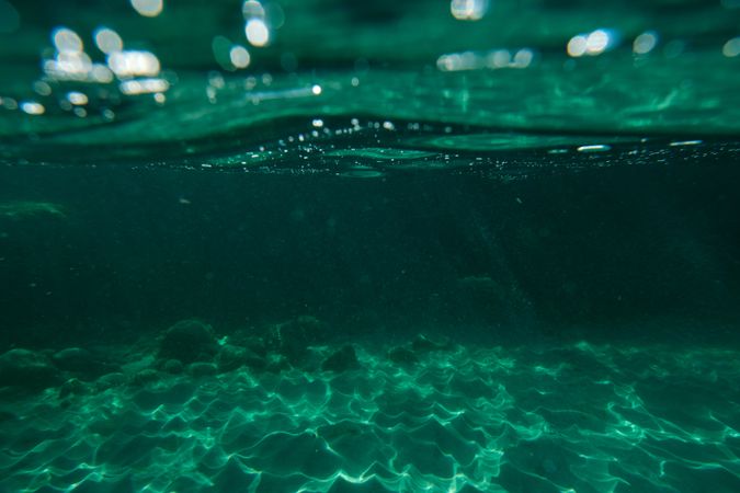 Abstract background of clear sea