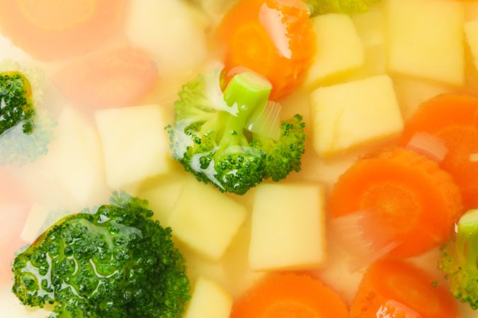 Close up of vegetable stew