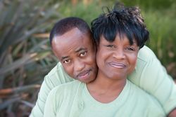 Close Black Couple