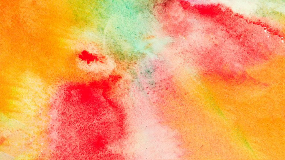 Abstract vibrant grunge watercolor background