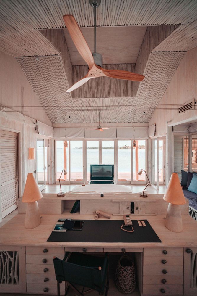 Interior view of luxury office
