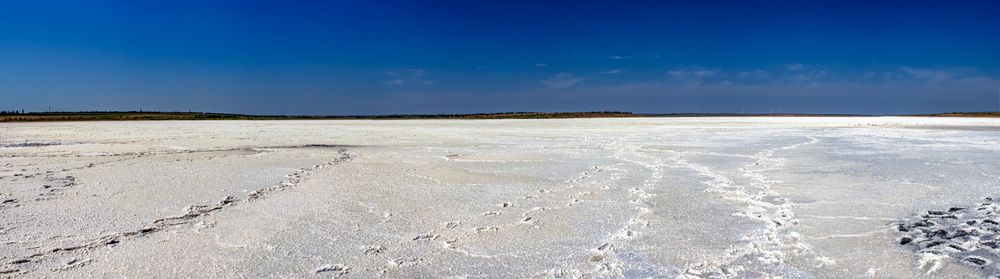 Snow covered plain on United Kingdom