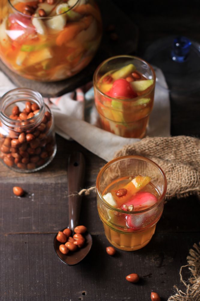 Asinan Buah Bogor or Rujak Buah, Fruit Pickle