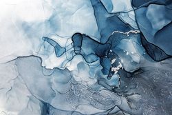 Modern fluid art, Alcohol Ink.