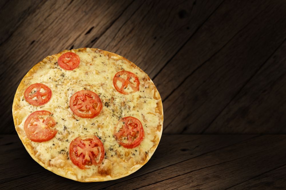 Napolitan Pizza. Traditional Brazilian pizza.