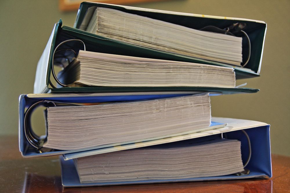 Pile of documentation files