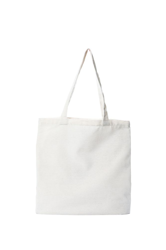 Tote cotton bag isolated on neutral background