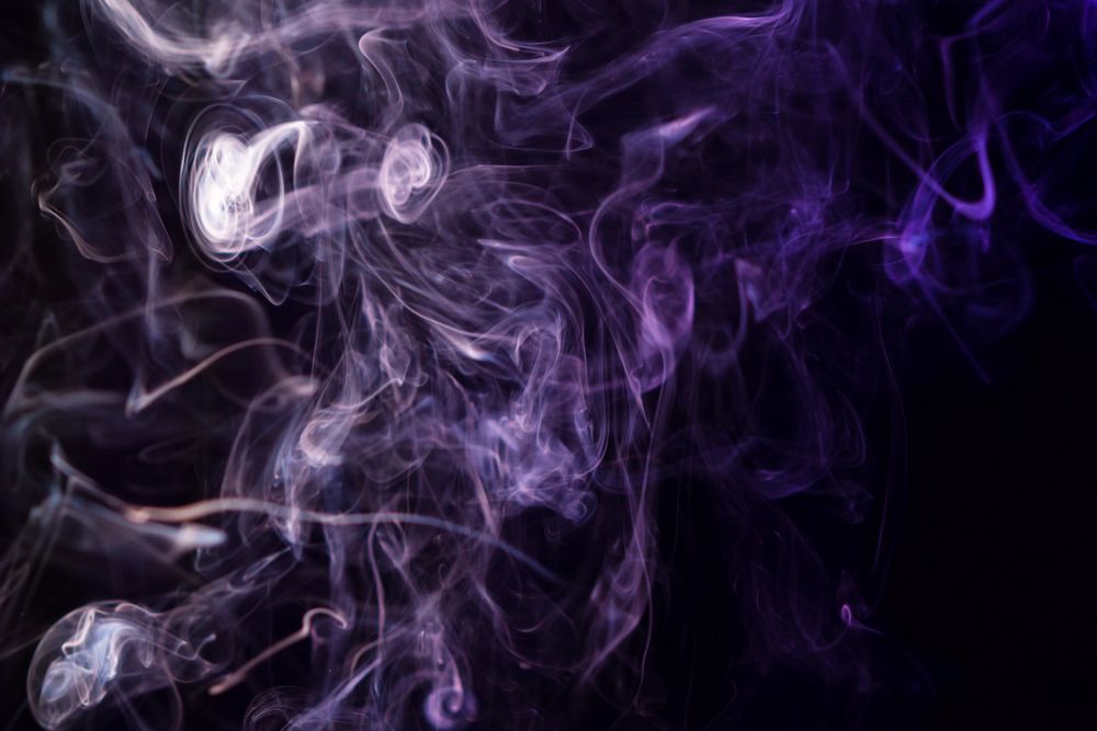 Smoke on dark background