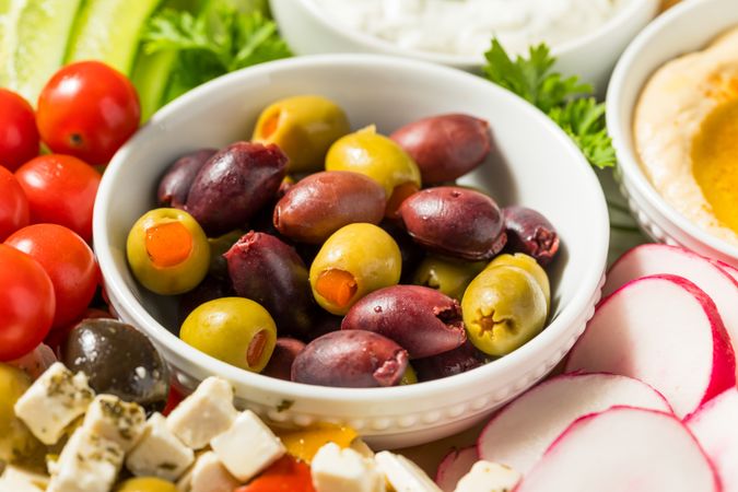 Healthy Organic Assorted Olives