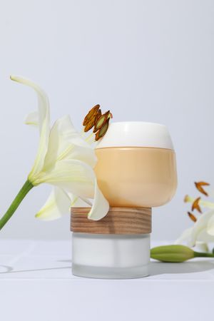 Concept of skin and body care, cream cosmetic