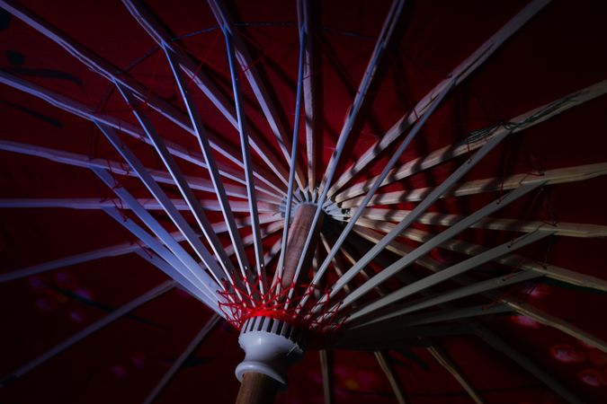 Traditional japanese umbrella, traditional japanese accessories concept