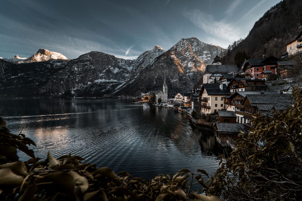 Hallstatt tow in Upper Austria