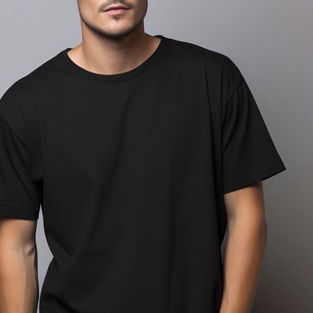 men dark tshirt mock up