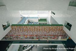 Interior view of Tianyi library in China 489eJb