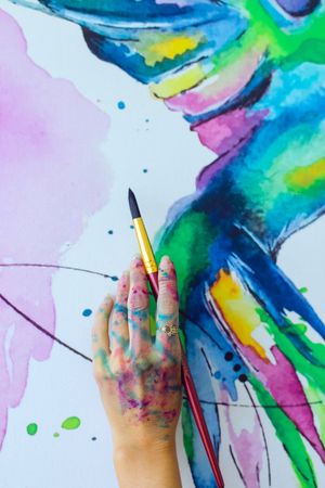 Watercolor painting