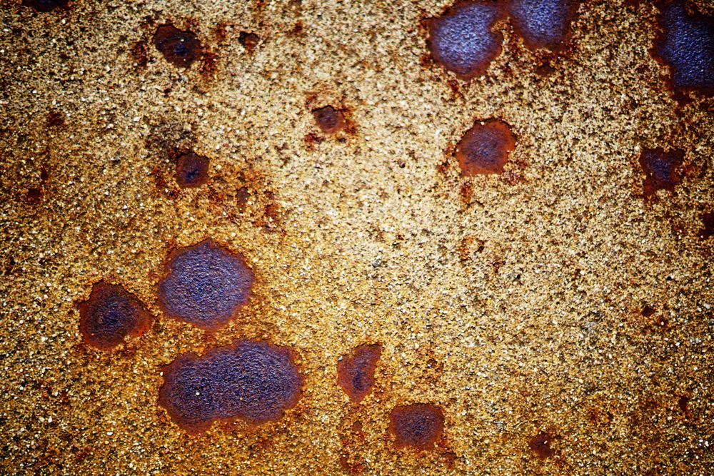 Old painted corroded metal texture