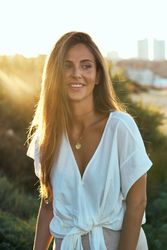 young woman looking away