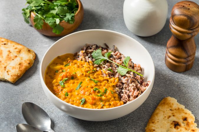 Indian Homemade Coconut Lentil Curry