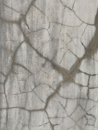 cracked cement wall