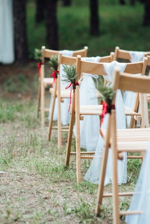 Wedding chair setup