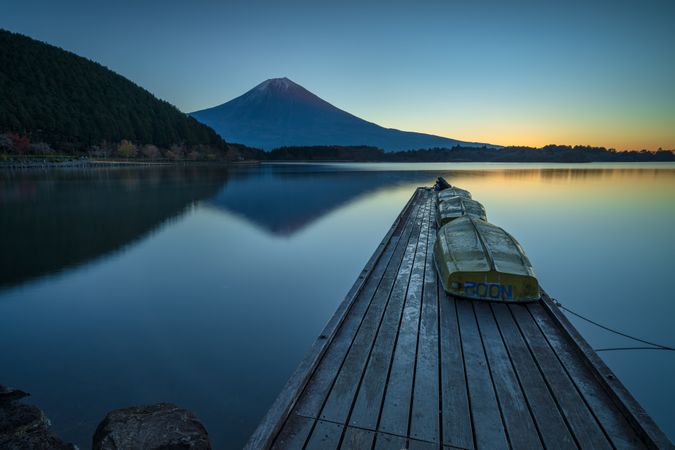 Tanuki lake in Fujinomiya, Shizuoka, Japan