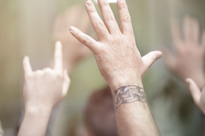 Hands up