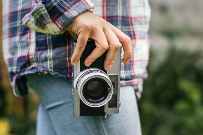 Taking Photos With Analog Camera