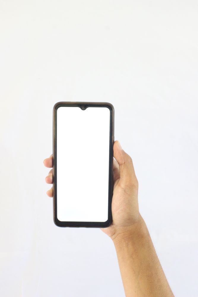 Smartphone Mockup with Glossy Finish