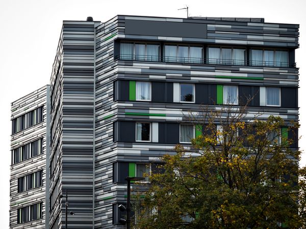 New modern high-rise residential apartments in Strasbourg