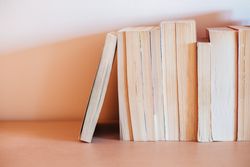 Stack Of Antique Books
