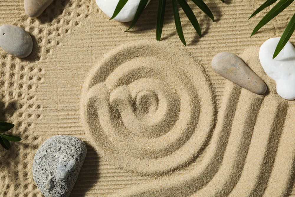 Composition for Zen, Relaxation, Harmony and Balance concept