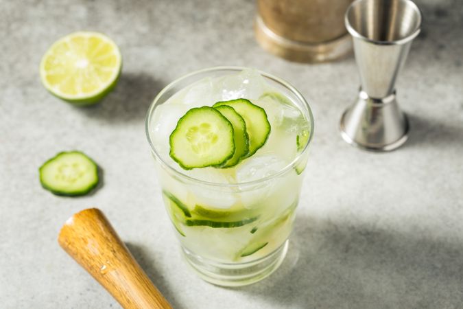 Refreshing Boozy Gordons Cup Cocktail