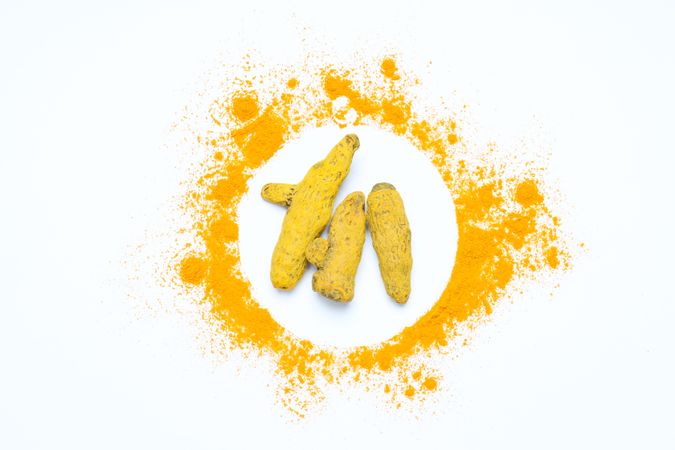 Fragrant seasoning - turmeric, one of the main ingredients in Indian curry