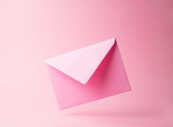 Pink envelope