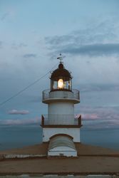 Lighthouse at sunset