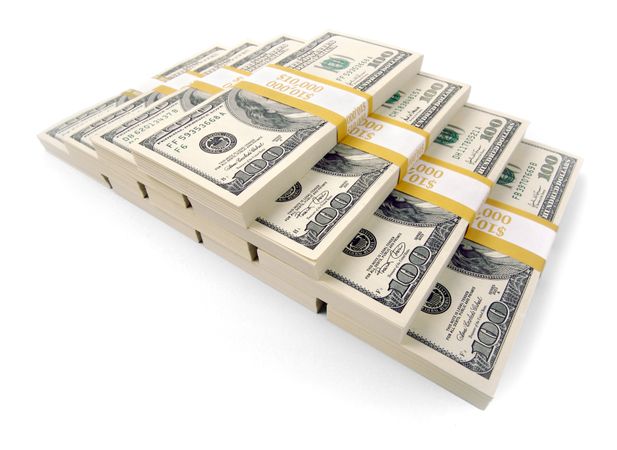 Pyramid of 100 Thousand Dollars