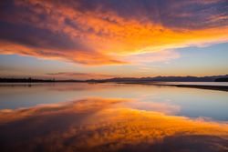 Sunrise on Yellowstone Lake