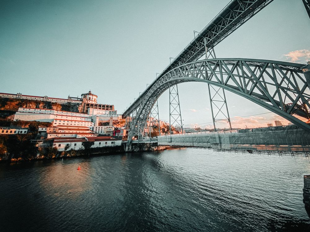 Under the bridge in Porto