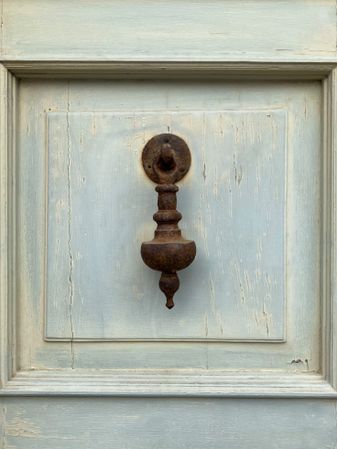 Patmian knocker of bell clapper