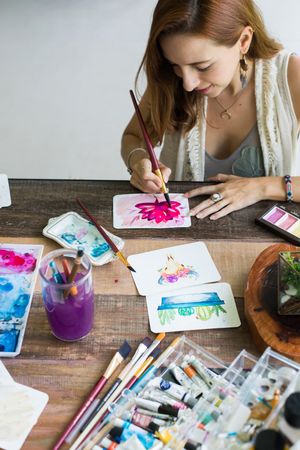 Watercolor painting