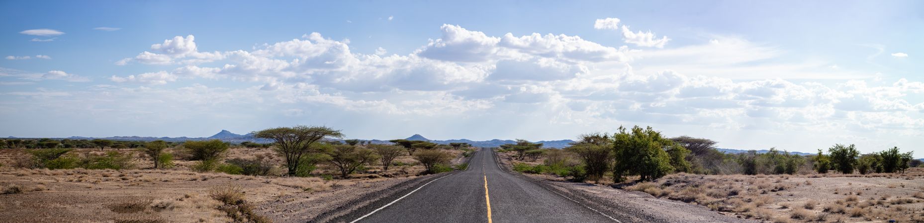 Kenya East Africa Landscapes Kalokol Lodwar Town Turkana Sunset Sunrise Highway Road Field Travels