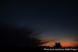 Dark sky at sunset bYX8Y4